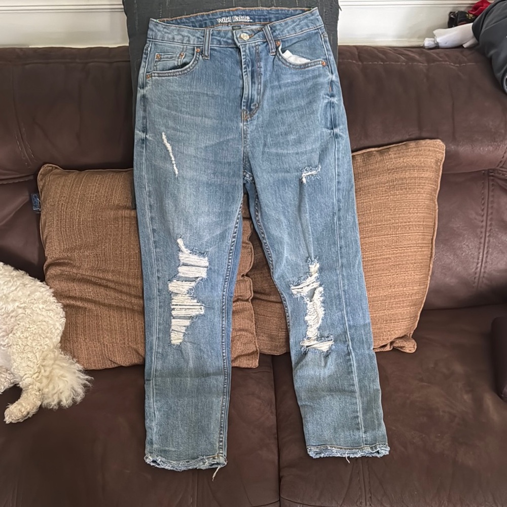 Wild Fable | Boyfriend Ripped Jeans Classic Blue Denim
